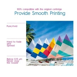 ANG Refill 008 for epssonn L6460/L6490/L6550/L6570/L6580/L11160/L15150/L15160 Printer Black + Tri Color Combo Pack Ink Bottle