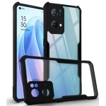 Jkobi Back Cover Case for Oppo Reno7 Pro 5G | Reno 7 Pro 5G (Shockproof with Polycarbonate Clear Panel | Professional Black)