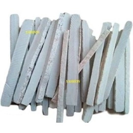 Yashvin Natural Earthy Slate Bar Natural Limestone Slate Chalk Pencil - Pack of 100 PCS (Saleti Chalk Fun) SH01
