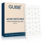 GUBB Acne Pimple Patches - Invisible Facial Stickers cover with 100% Hydrocolloid, Pimple Patches for Face, Acne Patches for Face (36 Pieces)