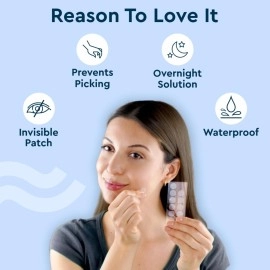 GUBB Acne Pimple Patches - Invisible Facial Stickers cover with 100% Hydrocolloid, Pimple Patches for Face, Acne Patches for Face (36 Pieces)