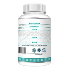 SWISSLIFE FOREVER Pack of 1 Calcium Magnesium & Zinc (120 Veg Tablets) Tablets with Vitamin D3 | Calcium Supplement For Women and Men | For Bone Health & Joint