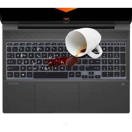 RAYA Silicone Keyboard Skin Cover for HP Victus 15 (15.6 inch) & HP Victus 16 (16.1 inch) Gaming Laptops (Black)