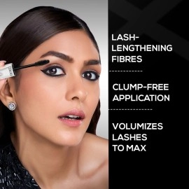 RENEE Volumax Mascara Black 10ml | Quick Dry, Waterproof, Long Lasting Weightless Formula | Volumizes, Lengthens & Conditions the Lashes With Intense Color | 360 - Degree Wand for Clump Free Applicat