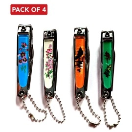 MAPLE Original Bell Nail Cutter Clipper with Nail File(Set of 4) - made in Korea