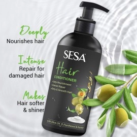 SESA Hair Conditioner For Dry And Frizzy Hair Deep Conditionining And Nourishment Soft & Shiny Hair - 300 Ml