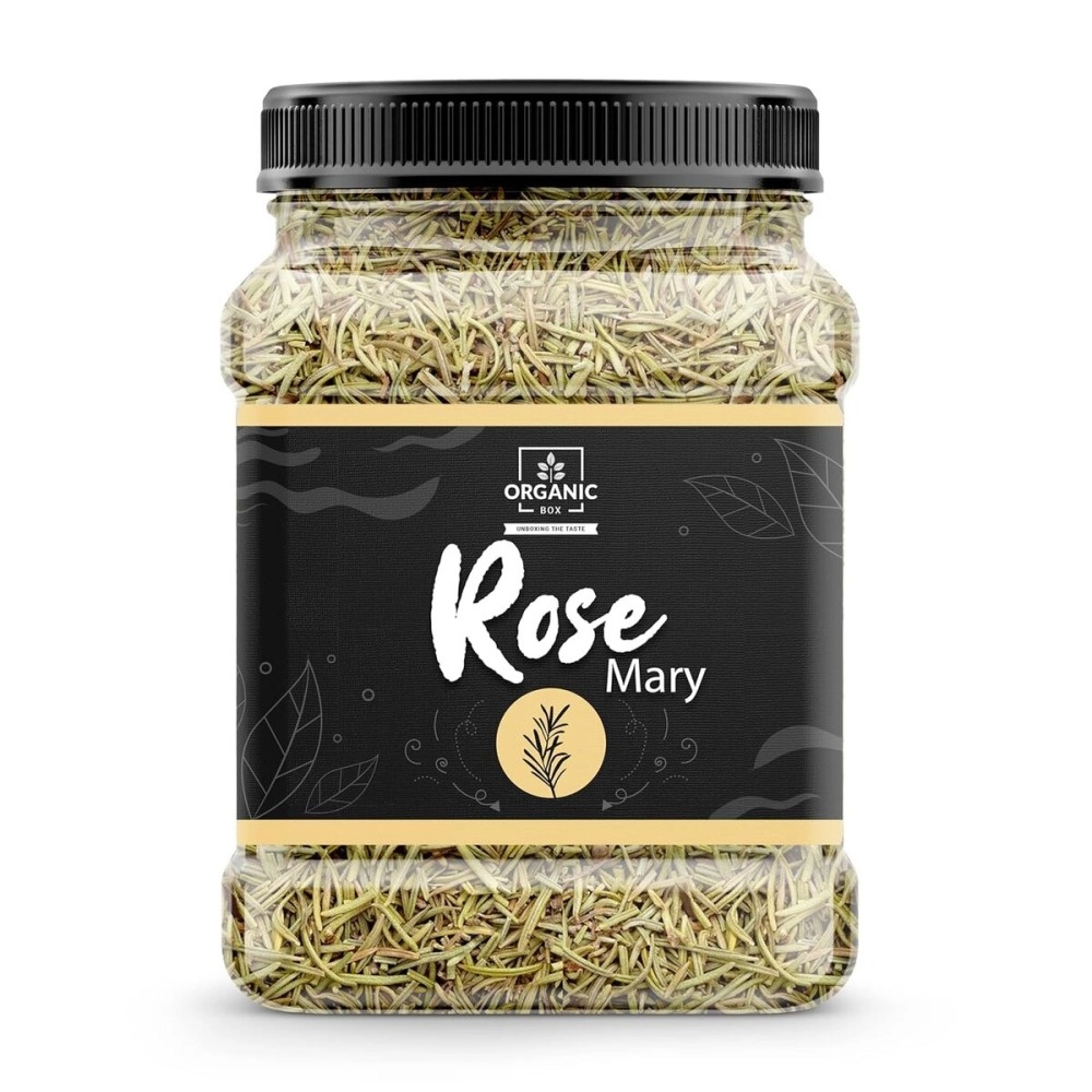 Organic Box - Dry Rosemary Leafs - For Hair Growth & Care | Natural Rosemary Herbal Tea For Weight Loss(100 Gram)