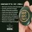 SOLAVA Zibu Coin Original Green Aventurine Stone - Green Jade Crystal Stone Pre-Energized for Good Luck Prosperity and Positivity in money Love and relationship- 808 520 741 Zebu Coin