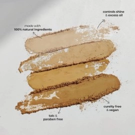 RUBY\'s ORGANICS Compact Setting Powder Matte Finish Poreless With Spf For Women All Skin Types,Face Makeup,Controls Oil,Conceals&Radiant Skin,Natural,Cruelty,Vegan&Paraben Free - Shade Sp2,9G,Beige