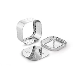 DiBha Stainless Steel Square Shape Paneer Cheese/Tofu/Sprouts Maker/Mould/Press Maker, Color - Silver (Capacity - 700ml)