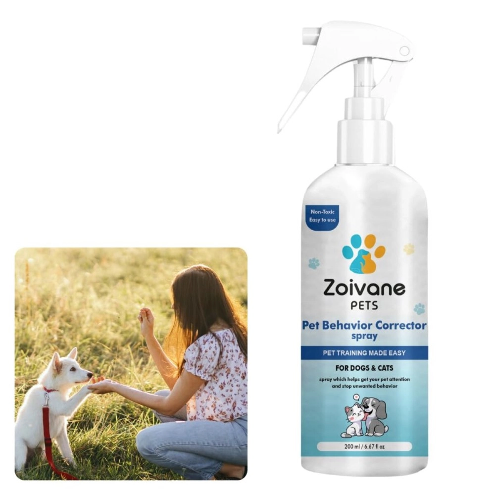 ZOIVANE Dog Repellent Spray | Dog/cat ko Dur Rakhne ke liye Spray, Dog/cat Bhagane ke liye Spray Don\'t Pee here, No urine Here Spray, Stay Away Area, Cat, Puppy, Kitten Repellent Spray-Pack of 1-200ml