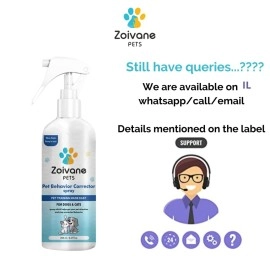 ZOIVANE Dog Repellent Spray | Dog/cat ko Dur Rakhne ke liye Spray, Dog/cat Bhagane ke liye Spray Don\'t Pee here, No urine Here Spray, Stay Away Area, Cat, Puppy, Kitten Repellent Spray-Pack of 1-200ml