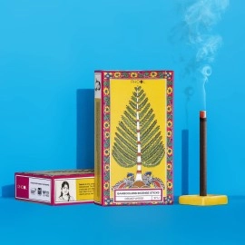 Phool Bambooless Incense Sticks - Sambrani | Dhoop Sticks for Pooja and Havan | Long Lasting Fragrance | Dhoop Holder Inside | No Charcoal & Bamboo | Burn Time : 60+ Mins | Surprise Gift Inside |