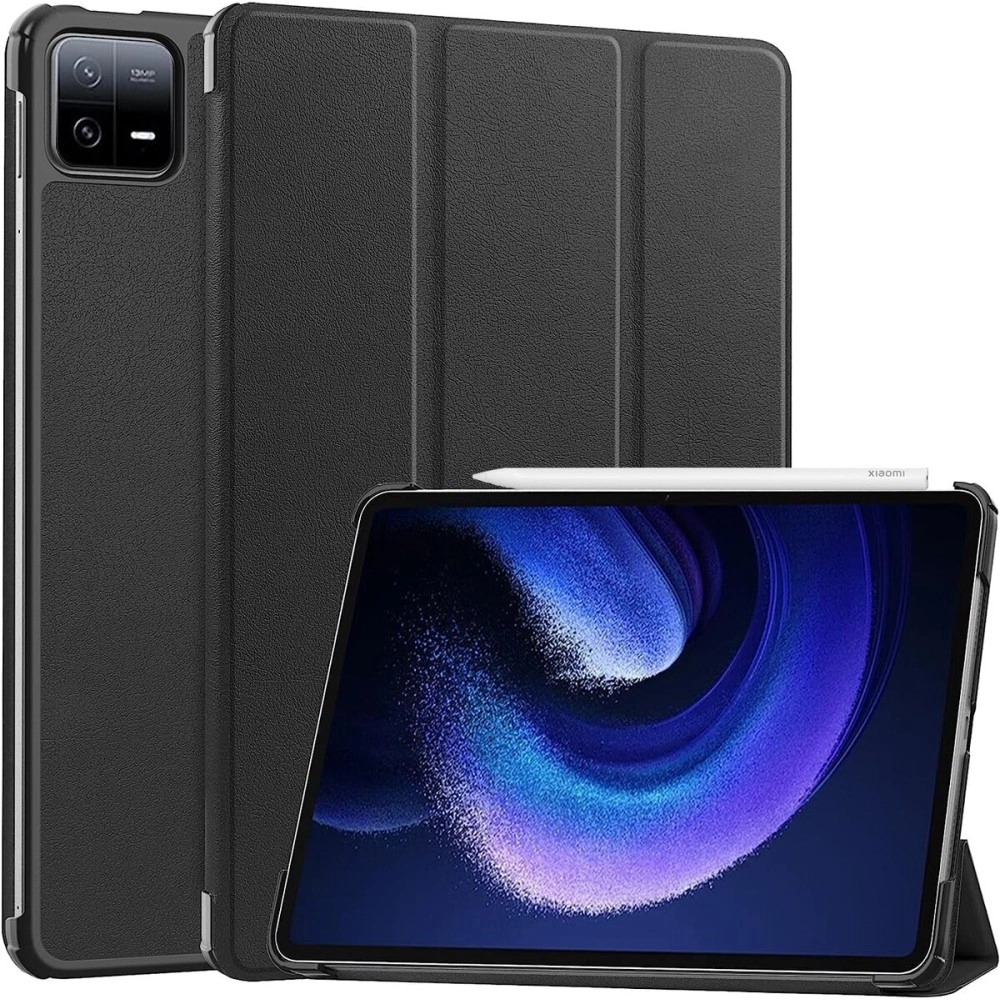 ProElite Slim Trifold Flip case Cover for Xiaomi Mi Pad 6 11 inch Tablet, Black