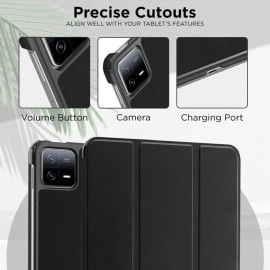 ProElite Slim Trifold Flip case Cover for Xiaomi Mi Pad 6 11 inch Tablet, Black