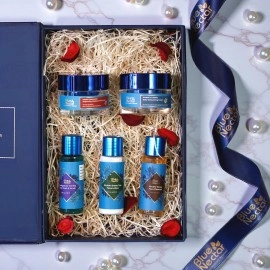 Blue Nectar Beauty Gift Box for Women & Men | Premium Face & Body Care Combo of Face Wash, Cream, Scrub, Body Wash & Body Lotion | Perfect Gift for Birthday & Anniversary | Pack of 5