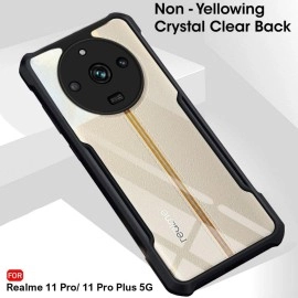 TheGiftKart Crystal Clear Bumper Case for Realme 11 Pro / 11 Pro Plus 5G | 360 Degree Protection | Shock Proof Design | Transparent