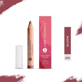 Color Chemistry Lip and Cheek Crayon Bloom LC14, 2.49 g | Vegan, Ultra-matte, Non-drying, Pigmented & Long-stay | Mulit-use Lip Crayon