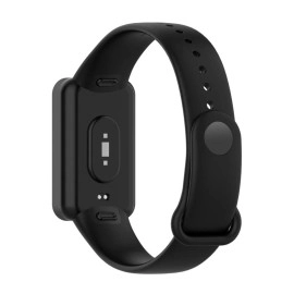 YODI Soft Silicone Strap Band Compatible with Redmi Smart Band Pro Comfortable Flexible Replacement Band for Men, Women, Boys, and Girls, Black-White