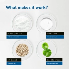 Be Bodywise Strawberry Skin Pack | With 1% SA Body Wash, 5% Lactic Acid Body Lotion & 10% AHA Scrub | Exfoliates, Reduces Body Acne, Strawberry Skin & Uneven Skin Texture | 650ml