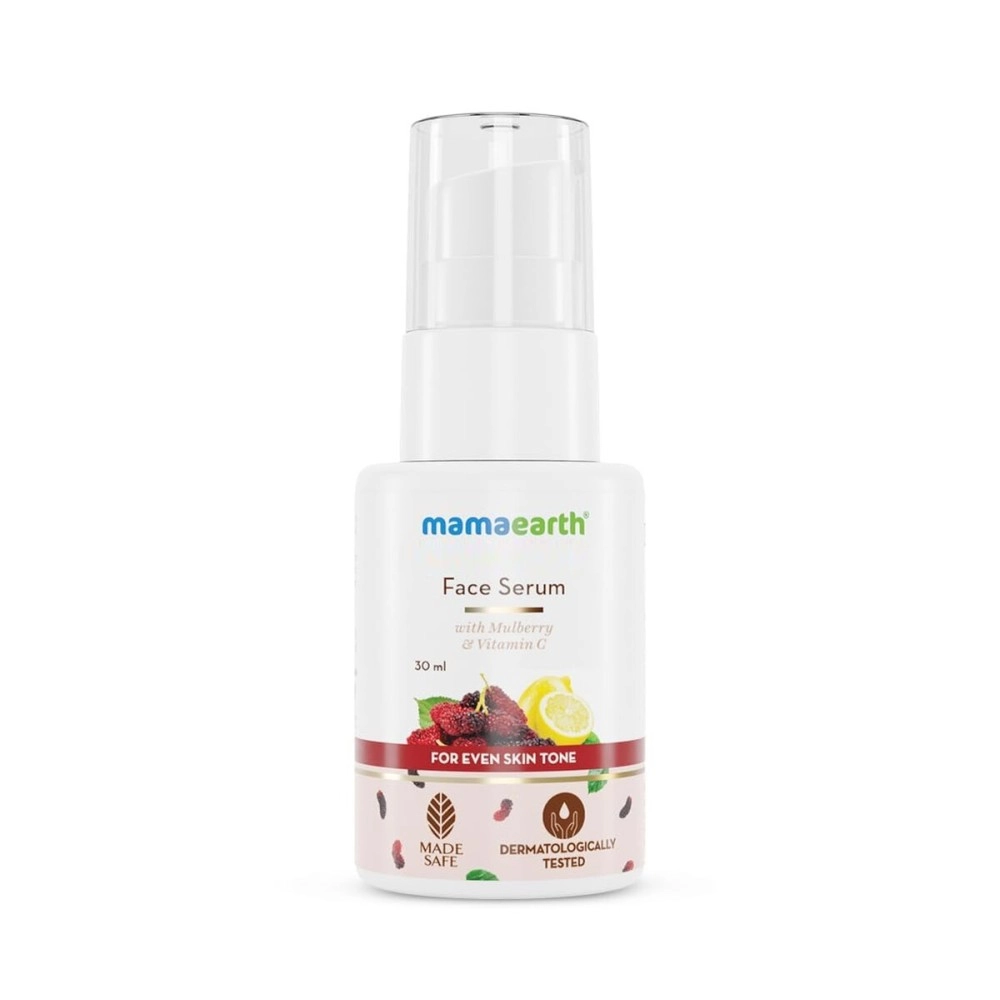 Mamaearth Bye Bye Blemishes Face Serum with Mulberry and Vitamin C for Pigmentation & Dark Spots Brightens & Evens Skin Tone Glycolic Acid Alpha Arbutin