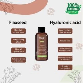 Ktein Natural 100% Plant Based Fermented Flaxseed Gel | Hand-Made | Fermented Flaxseed Gel | Omega3 | Frizzy Free Hair | Define Hair Style | Hyaluronic acid & Fermented Rice Water