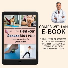 SLIDO Herbal Knee Pain Relief Patches | Inflammation Patch Sticker | Instant Relief from Pain | Joint Pain Relief Products with Natural Wormwood Extract Patch (1 PACK- 10 PATCHES)