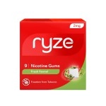RYZE Nicotine Gum 2mg | Fresh Fennel | Soft Chew, Easy on Throat, Sugar Free | Quitting Smoking & Chewing | Smoking Cessation | 90 gums (9 Gums Each Pack) | Combo Pack of 10