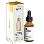 Derma Cure 10% Vitamin C Serum | Advance Brightening & Glowing Skin | Reduce Dark Spots | Blemishes | Clear Skin | Beginner Friendly Potent Vitamin C Formula Antioxidant | 30Ml