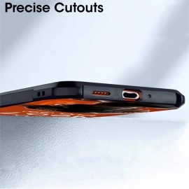 Fashionury Shockproof Crystal Clear Back Cover Case for iQOO Neo 7 / Neo 7 Pro 5G | 360 Degree Protection | Protective Design | Transparent Back PC & TPU | Black Bumper