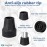 GLORIFIED ORTHO 2 Pack Replacement Rubber Tips for Walking Cane,All Type Elbow Crutches, All Walking Sticks Leg Bushes Accessories (Black)
