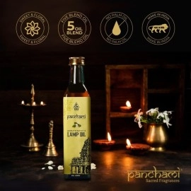 panchami SSSE Divinity in Every Drop Since 1995 Jasmine Lamp Oil | Inspired From Vedas & Puranas | 100% Natural & Pure Pooja Oil | For Worship & Wellness | 500 Ml