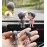 wolpin Plastic Car Decor Car Dashboard Accessories Cute Love Couple I Love You With Balloon Car Interior Decoration Showpiece For Desk Decoration