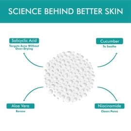 THE LOVE CO. CO Back Acne Body Spray 100Ml - 02% Salicylic Acid & Niacinamide for Back, Shoulder, Chest - Fast-Acting for Severe Acne, Unclogs Pores, Soothes Redness & Irritation