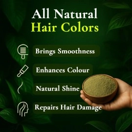 VEDA Natural Colours For Black Hair|Henna Powder, Indigo Powder, Hair Pack)|Long Lasting Natural Hair, 1 Count