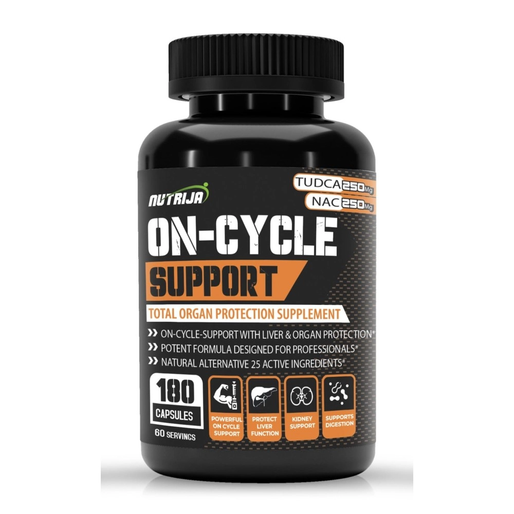 NutriJa On Cycle Support Supplement with TUDCA, Cordyceps - Support Liver, Kidney, Heart, Prevents Hair Loss, DHT Blocker, Estrogen Blocker (180 Capsules)