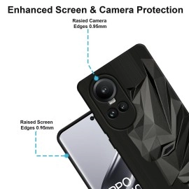 VIDO Exclusive Soft Back Case Cover for Oppo Reno 10 Pro 5G / Oppo Reno 10 5G (Shock Proof |360 Degree Complete Protection)