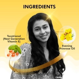 Fytika Epo 1000 Evening Primrose Oil and Tocotrienol Capsules | For Healthy and Acne free Skin | Supports Hormonal Balance in Women | Helpful in PMS & Menopause | Natural Oil Extract 60 Softgels Caps