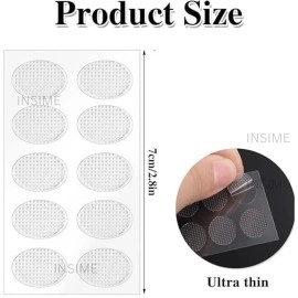 Ear lobe support for earrings | Ear stickers for heavy earrings | Invisible Earlobe supporter heavy earring | Ear lock supporting patches | Waterproof Ear tape earrings ear lock sticker (10 Paches)