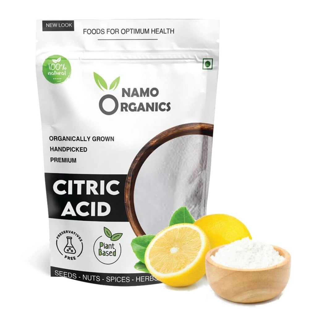 Namo Organics - Citric Acid Powder (Nimbu Sat) - 900 Gm - For Cleaning | Food Grade | Tatri | Multiple Uses for Home and Kitchen