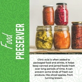 Namo Organics - Citric Acid Powder (Nimbu Sat) - 900 Gm - For Cleaning | Food Grade | Tatri | Multiple Uses for Home and Kitchen