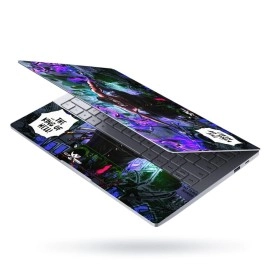 Finearts Full Body Laptop Skin Upto 15.6 inch Sticker Compatible for Dell/HP/Lenovo/Acer/Sony All Laptop Size Upto 14 to 15.6 Inch - The King of Hell Anime