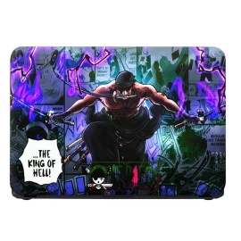 Finearts Full Body Laptop Skin Upto 15.6 inch Sticker Compatible for Dell/HP/Lenovo/Acer/Sony All Laptop Size Upto 14 to 15.6 Inch - The King of Hell Anime