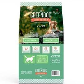 The Green Dog Adult Dog Food 3 kgs 100% Vegan | Veg Adult Dry Dog Food | Naturally Hypoallergenic | Gluten Free | Vegetarian | Healthy Heart| USFDA Approved Food Grade