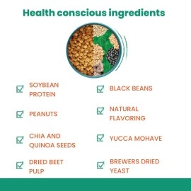 The Green Dog Adult Dog Food 3 kgs 100% Vegan | Veg Adult Dry Dog Food | Naturally Hypoallergenic | Gluten Free | Vegetarian | Healthy Heart| USFDA Approved Food Grade