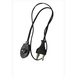 HAPPY E Hot Water Bag Cable/Electric Pain Relief Heating Bag Charger Cable, Black (Pack of 1)