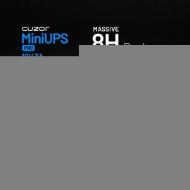 Cuzor Mini UPS PRO | Upto 8 Hours Backup | 3x2900 mAh Battery | Supports Jio, Airtel & All Other 12V Routers Upto 3Amps | UPS for 12V WiFi Router | Power Backup for broadband modems
