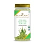 Neuwganic - Organic Aloe Vera Leaf Powder - India Organic and Usda Organic Certified - Food Grade - For Face,Skin & Hair Care - Aloevera Powder 200 gm Pack of 1