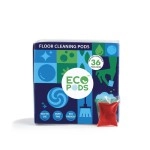 Eco Pods Floor Cleaner Surface Disinfectant Liquid Kills Germs (ROSE, SANDALWOOD, LEMON, WHITE FLOWER) - Pack of 36 (Water Soluble) - (Medium (Pack of 36) Covers- 1000 sq. ft.)