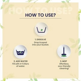 Eco Pods Floor Cleaner Surface Disinfectant Liquid Kills Germs (ROSE, SANDALWOOD, LEMON, WHITE FLOWER) - Pack of 36 (Water Soluble) - (Medium (Pack of 36) Covers- 1000 sq. ft.)